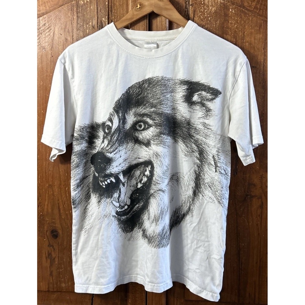 Mens Rare Ikea Wolf Graphic T-shirt Sz Small